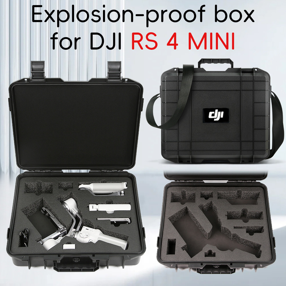 Dành cho hộp lưu trữ DJI RS 4 mini, bộ ổn định gimbal cầm tay, hộp chống cháy nổ toàn diện an toàn, 
