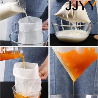  Dụng cụ lọc túi sữa hạt có thể tái sử dụng - Túi đựng phô mai Nylon chưa tẩy trắng - Túi lọc tiện ích nhà bếp - Dụng cụ lọc lưới mịn nhà bếp - Bộ lọc sữa chua phô mai thực phẩm 