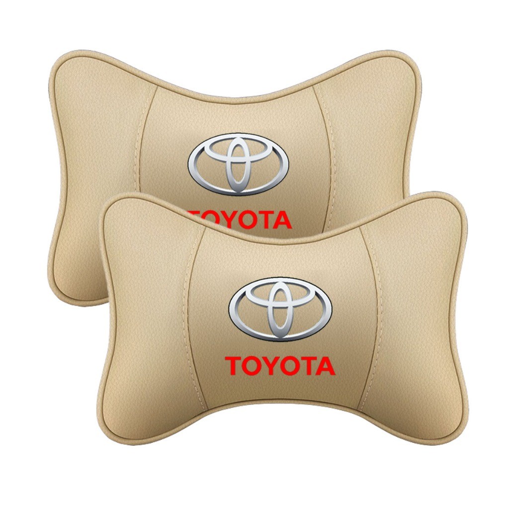 Gối Tựa Đầu 3D Xe Hơi Có Logo Hãng Xe Toyota