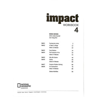 Impact British English 4: Workbook