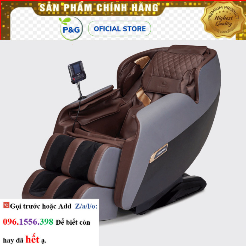 Ghế massage toàn thân cao cấp KINGSPORT G82 hệ thống nhiệt hồng ngoại, chế độ massage không trọng lự