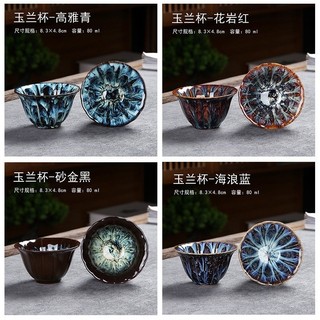 Chén Trà Đạo Men Thiên Mục Dùng Thưởng