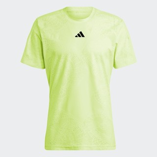 Adidas quần vợt áo thun tennis freelift pro aeroready nam màu xanh lá ik7108
