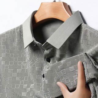 Ralph Lauren Polo Shirt/Men's Polo Shirt/Men's Polo Shirt/Men's Polo Shirt/Quick drying Ice Silk Short sleeved Polo Shirt Summer Leather Pocket Polo Shirt Collar