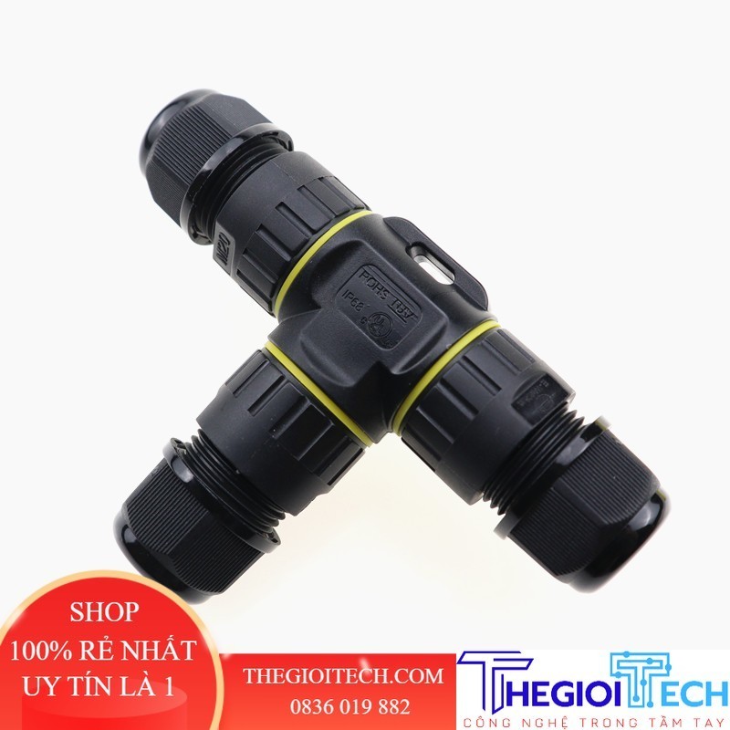 ĐẦU NỐI T CHỐNG NƯỚC M20T-3P IP68 3PIN - M20T-3P(5-9mm)