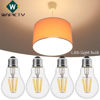 Wapkty bóng đèn led a60 e27 thủy tinh 2w 4w 6w 8w 2700k