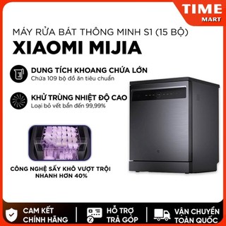 Máy rửa bát, chén xiaomi mijia 15 bộ vdw1501m s1. rửa và sấy 4 chiều lên đến 15 bộ bát đũa. bảo hành 15th