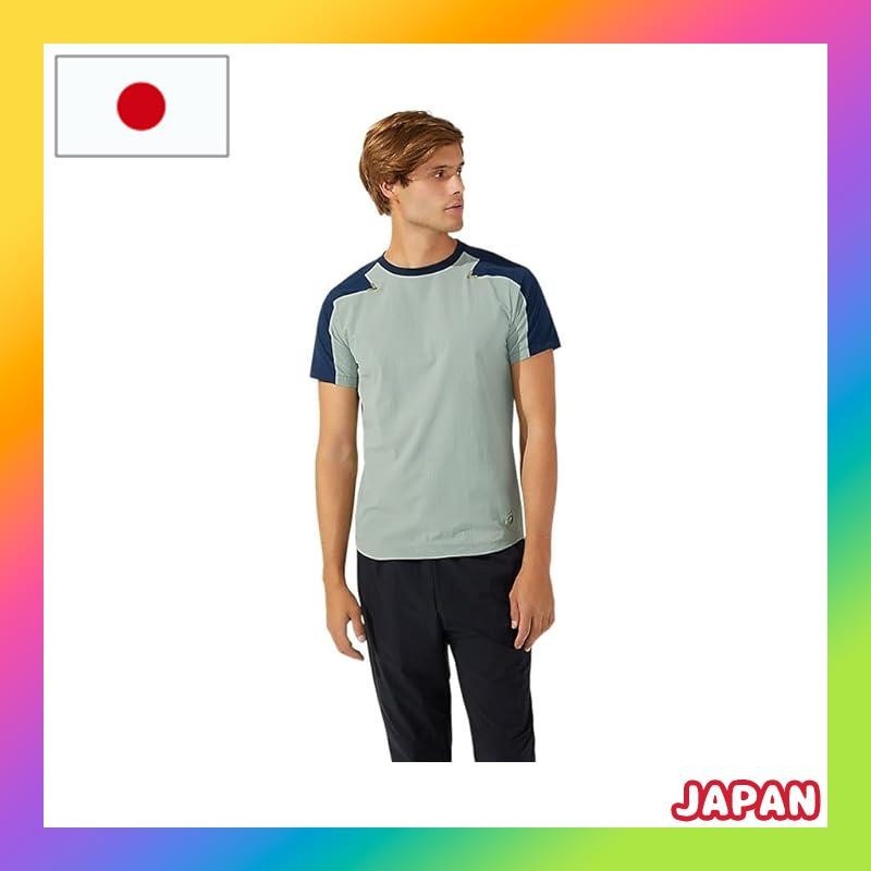 [ASICS] Running Wear Running Woven Short Sleeve Shirt 2011B961 Men's Slate Gray Japan S (Equivalent to Japan Size S)