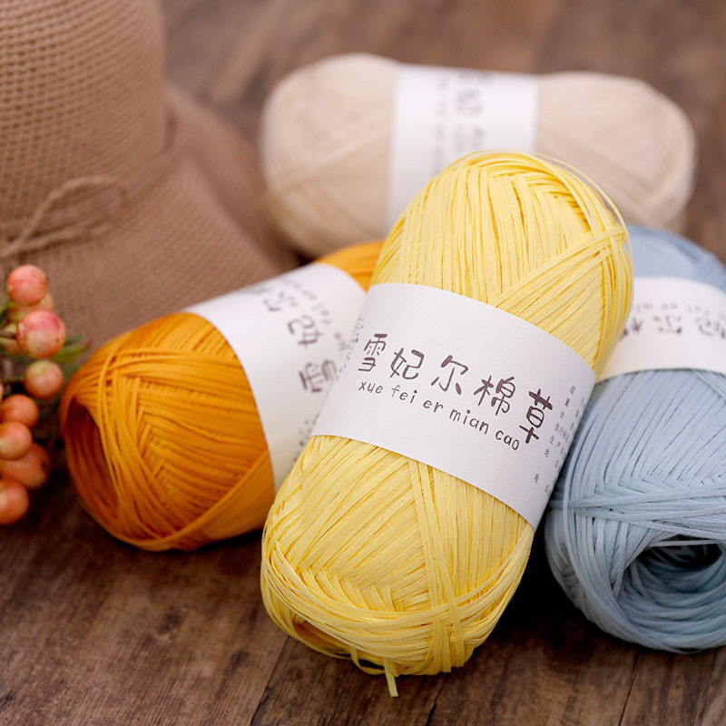 Sợi cỏ Chiffel 100gr móc túi, mũ