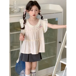 (𝑯𝒂̀𝒏𝒈 𝒄𝒐́ 𝒔𝒂̆̃𝒏 - Ảnh thật) Áo Babydoll Cherry cho bé