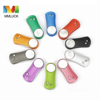 Mmluck Golf Green Fork, Nút Switchblade Golf Divot Repair Tool, Đặt Fork Ball Marker Lò xo Hợp kim nhôm Mini Golf Divot Dụng cụ ngoài trời