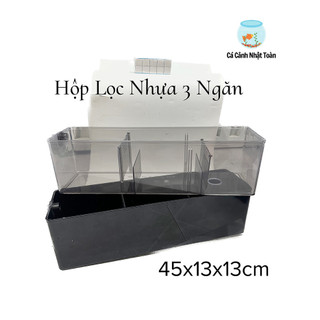 Lọc tràn nhựa 3 ngăn cho bể cá cảnh