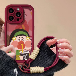 Happy Rich Lady Daily Thích hợp cho Apple XSMAX / 14 Vỏ điện thoại 7 / 13 ProMax IPhone mới 11 / 15 Nữ 12 Sáng Tạo 8plus Nữ XS