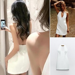   24 Mùa Xuân Mùa Hè Dây Đeo Phong Cách Mới Có Khóa Trang Trí Dây Cổ Cổ Dây Đầm Ngắn8342310