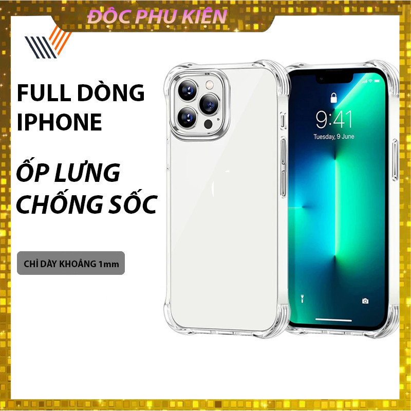 Ốp lưng chống sốc Iphone cao cấp dành cho iphone 7plus/8plus/xr/xsmax/11/12/13/14/15/pro/plus/promax