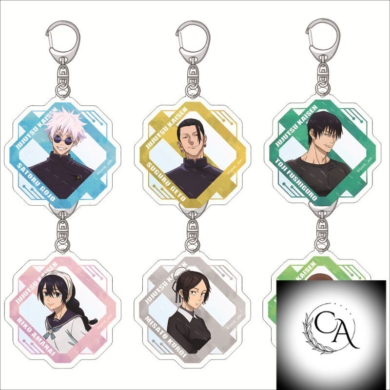 Móc khoá Jujutsu Kaisen Season 2 Anime Keychain Women Geto Suguru Gojo Satoru Acrylic