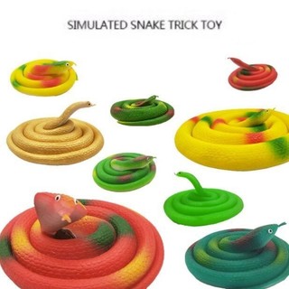 Rắn giả bằng cao su dài 70cm như thật, đồ chơi xả stress