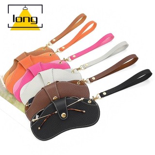 Lonngzhuan túi đựng mắt kính có dây đeo cổ thủ công portable chống mất mạnh mẽ chống mài mòn