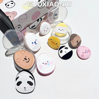 GUOXIAONIU Mút đánh phấn mini bằng ngón tay cái nhỏ nhắn và dễ thương