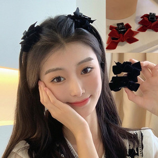 Nơ Nhung Mới Dễ Thương Loli Cua Móng Vuốt Tóc