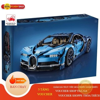 Mô hình lắp ráp siêu xe Technic Bugatti Chiron Tỉ lệ 1:8 4031+ PCS có điều khiển từ xa