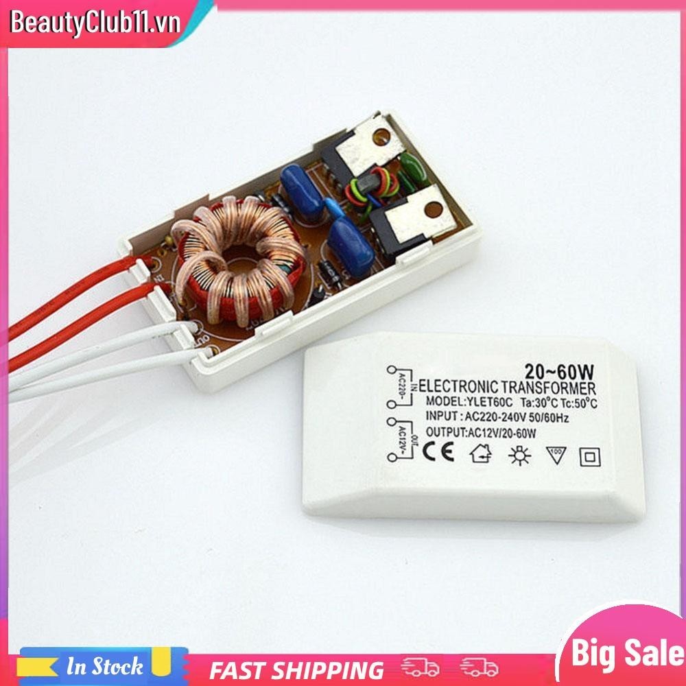 Bộ chuyển đổi nguồn điện biến áp điện tử 220V sang 12V