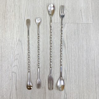 Thìa pha chế bar spoon 26cm hoặc 32cm (thìa bar, muỗng khuấy, thìa khuấy) - Muỗng Pha Chế Bartender