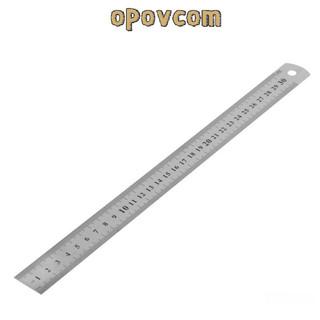 Thước đo hai mặt bằng thép không gỉ 30cm 12 inch đặc biệt