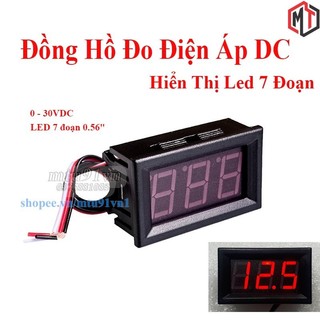 Đồng hồ led báo vôn dc, đo điện áp một chiều 0.56 inch