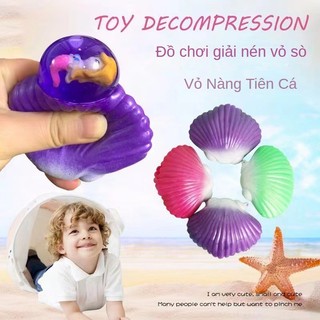 Squishy đồ chơi vỏ nàng tiên cá bóp giải nén chậm phục hồi squishy đồ chơi giải nén