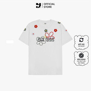 Áo Thun Unisex Tay Lỡ Flower Onyou T035 100% Cotton - Local Brand Chính Hãng