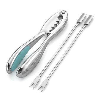 New Product#Crab Tools Eight Tools for Eatting Crabs Crab Tools Hairy Crab Tools Crab Tools Three-Piece Set Crab Needle Crab Pincer Crab Disassemble Tools4wu