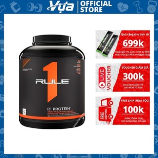 Bột Đạm Rule 1 - R1 Protein (4.9 - 5 Lbs) - Tăng Cơ Giảm Mỡ, Hỗ Trợ Phục Hồi Cơ Bắp, Chính Hãng