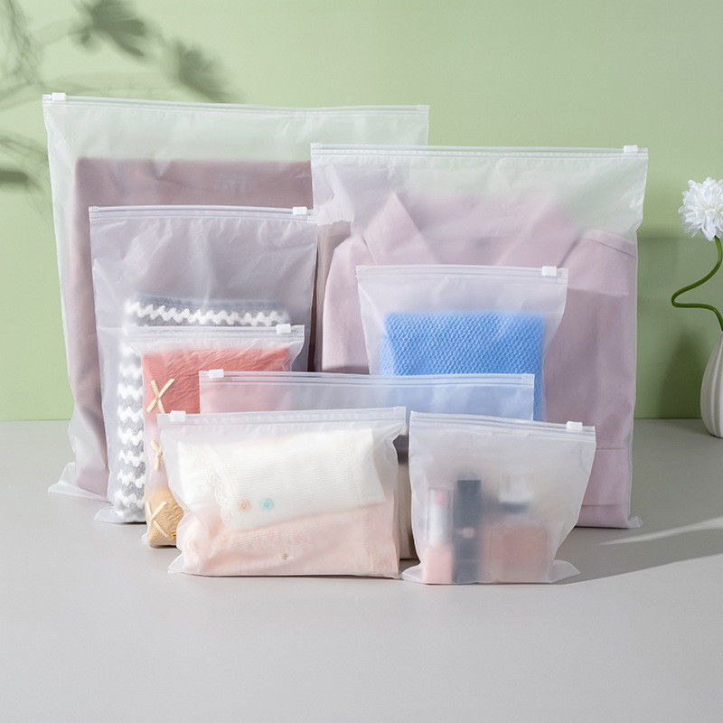 (Combo 20 /5 /3)Túi Zip Lụa đựng đồ , quần áo có khóa kéo lụa mờ.