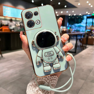 Ốp điện thoại phi hành gia dễ thương Vỏ silicon cho Infinix Note 40 30 Pro Plus 4G 5G 30i 30 VIP có dây buộc Vỏ điện thoại chống sốc có chân đế