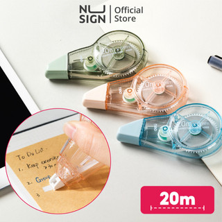  Bút Xóa Băng Học Sinh 20M Nhiều Màu Xóa Sạch Bám Dính Tốt Khô Nhanh Viết Đè Lên Ngay Băng Kéo Văn Phòng