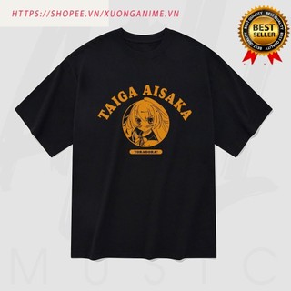 Áo thun Unisex Toradora! Taiga Aisaka Kawaii Oversized 100% Cotton ngắn tay