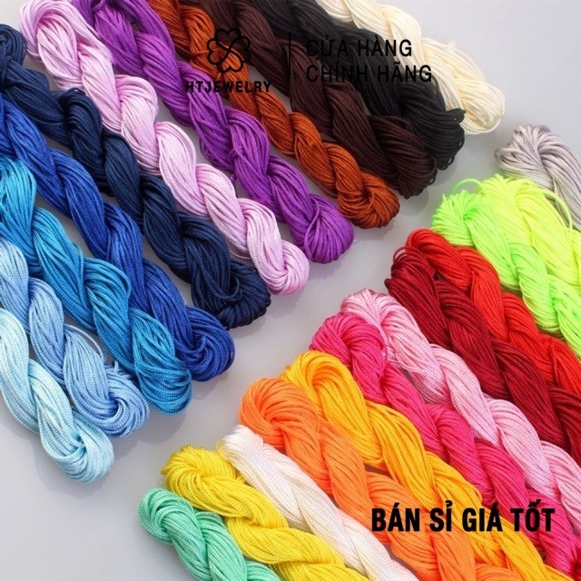 Bó dây đan vòng handmade  HTJEWELRY cỡ 0,8mm PH138