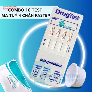 (Giá sỉ) Combo 10 que test que thử ma tuý tổng hợp 4 chân bao gồm đá, cần sa, thuốc lắc, cocain