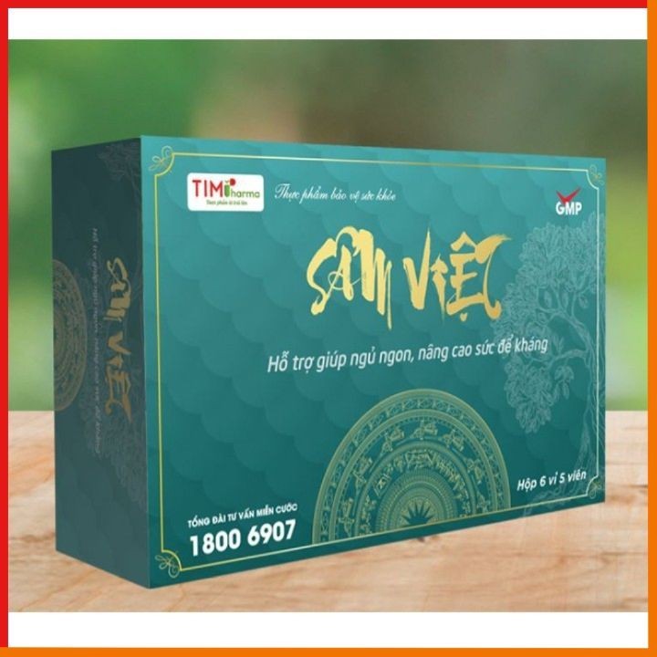 Sâm Việt hỗ trợ ngủ ngon, nâng cao sức đề kháng - hộp 30 viên - HTstore