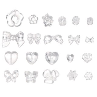 St. kunkka 10 Chiếc Acrylic Hạt Nhiều Loại Trong Suốt Hỗn Hợp Hạt Được Làm Cho DIY Vòng Tay Vòng Cổ