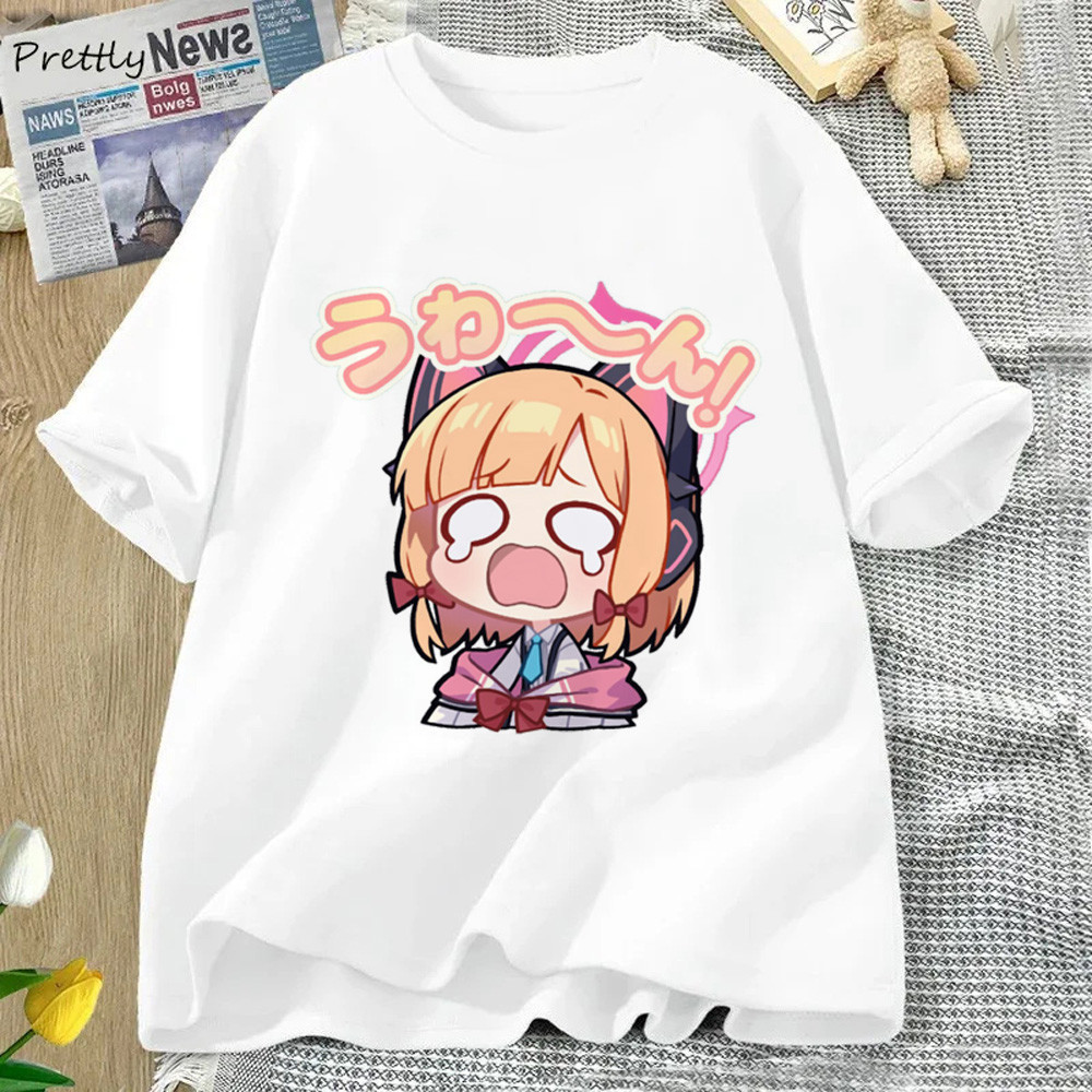 Blue Archive top nữ truyện tranh Nhật Bản Y2K top girl 2000s quần áo