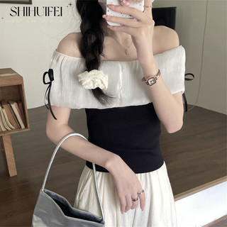 SHIHUIFEI áo phông áo thun nữ croptop baby tee Popular Korean Dễ thương INS WMJ2460J1A 25Z240618