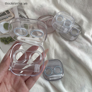 Thi nữ cô gái kính mỹ phẩm kính áp tròng hộp kính áp tròng hộp đựng kính áp tròng chăm sóc mắt giá đỡ du lịch hộp đựng phụ kiện du lịch vn