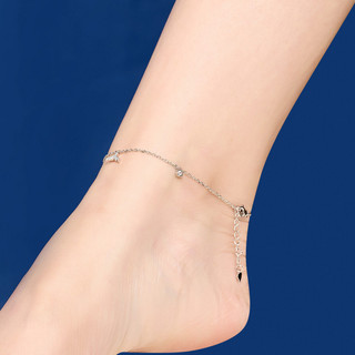 Lắc chân Bạc đính đá PNJSilver XMXMW060175