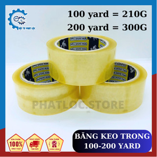 Băng keo đóng hàng siêu dính 100yard , 200yard bán lẻ theo cuộn