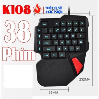 Bàn phím giả cơ bàn phím xinmeng k108 dành cho game thủ - đèn led -dc3054