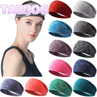 Băng đô thể thao đàn hồi TAWJOG, Băng đô thể thao chạy bộ đi xe đạp nam nữ, thấm mồ hôi chạy bộ thể dục Băng đô tập thể dục Yoga