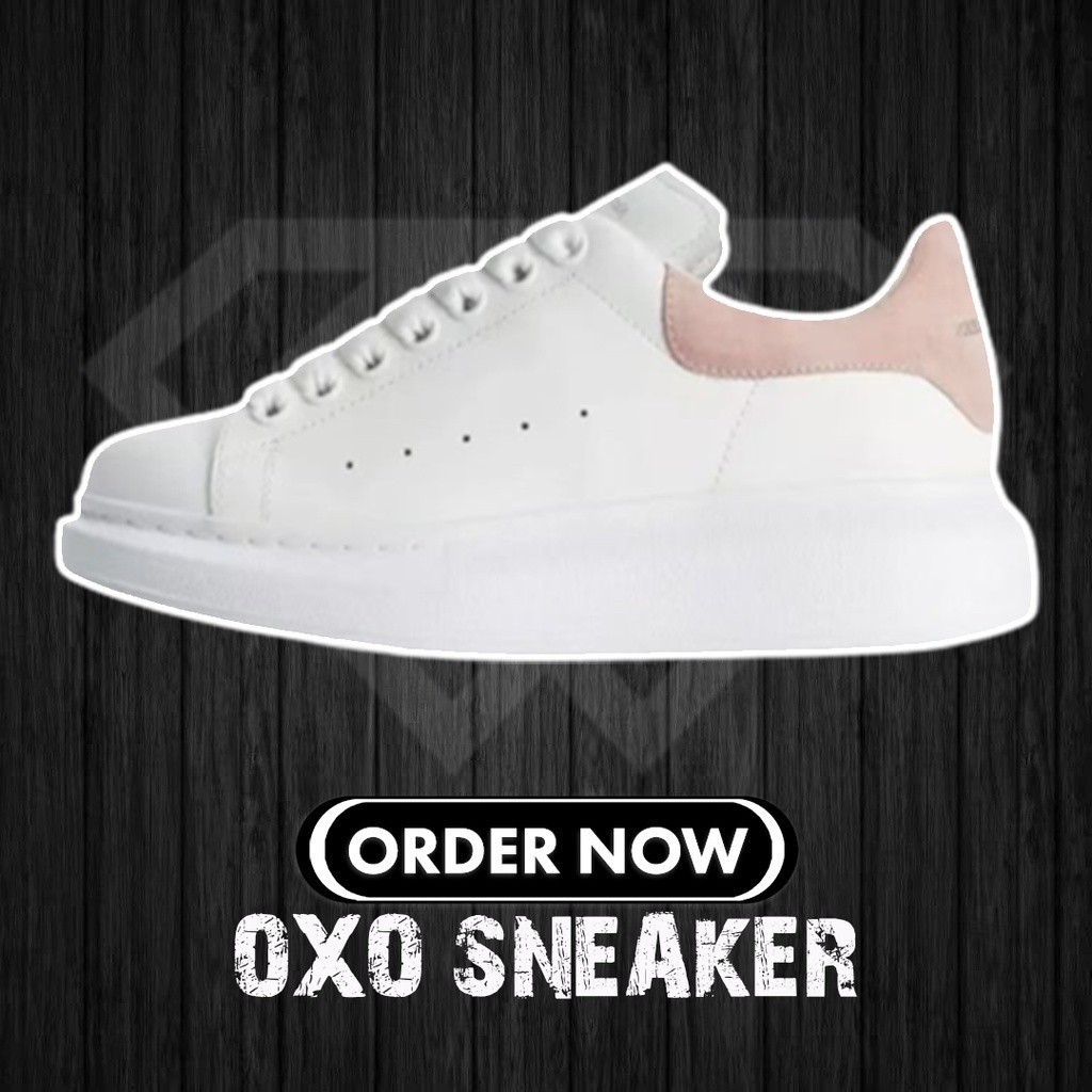 Alexander Mcqueen hồng trắng Mcqueen hồng SGQTStock trên tay