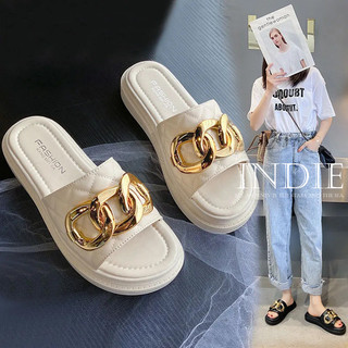 INDIE dép cross dép kiểu nữ đi chơi Đế êm Thanh lịch Đẹp mắt Thiết kế độc đáo FYT2440B71 15Z240411